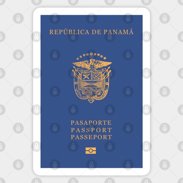 Panama passport Magnet by Travellers